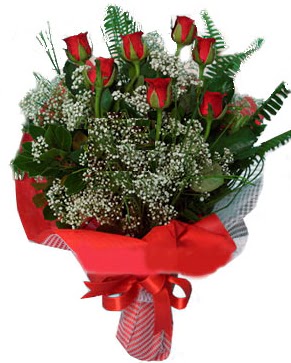 7 kırmızı gül buketi  Kastamonu çiçek servisi , çiçekçi adresleri 