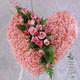 kalp pano karankil ve güller   Kastamonu internetten çiçek siparişi 