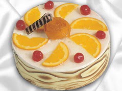 lezzetli pasta satisi 4 ile 6 kisilik yas pasta portakalli pasta  Kastamonu çiçekçi mağazası 