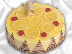 taze pastaci 4 ile 6 kisilik yas pasta limonlu yaspasta  Kastamonu online çiçek gönderme sipariş 