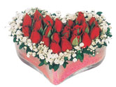  Kastamonu çiçekçi telefonları  mika kalpte kirmizi güller 9 