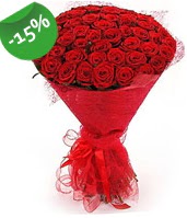 51 adet kırmızı gül buketi özel hissedenlere  Kastamonu çiçek siparişi sitesi 